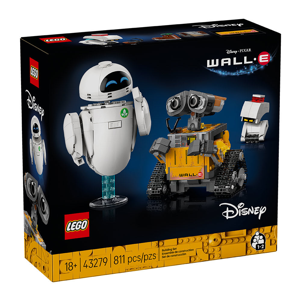 LEGO Disney Pixar WALL-E y EVE 43279 con personajes coleccionables WALL-E EVE M-O y Hal