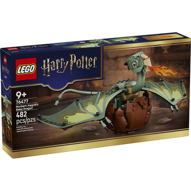 LEGO Harry Potter Norberto Dragón Bebé de Hagrid 76477 articulado con alas flexibles y huevo de dragón, 482 piezas