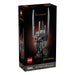LEGO Icons El Señor de los Anillos Casco de Sauron 11373, réplica coleccionable para adultos con minifigura de Sauron, Anillo Único y base de exhibición inspirada en la trilogía cinematográfica.