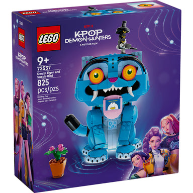 LEGO Las Guerreras K-Pop Derpy Tiger y Sussie Bird 72537 con animales articulados, notas de amor y 825 piezas