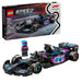 Set LEGO Speed Champions BWT Alpine F1 Team A524 con minifigura de piloto, diseño del modelo 2024, halo, alerón trasero y neumáticos Pirelli.
