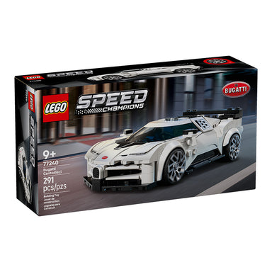 LEGO Speed Champions Bugatti Centodieci 77240 con minifigura de conductor Bugatti