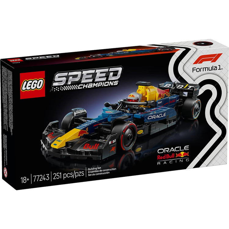 LEGO Speed Champions Oracle Red Bull Racing RB20 F1 auto de carreras 2024 con minifigura de piloto Red Bull y detalles auténticos de Fórmula 1