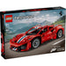 LEGO Technic Ferrari 488 Pista 42235 con motor V8, pistones móviles, diferencial, dirección y puertas abatibles, 882 piezas
