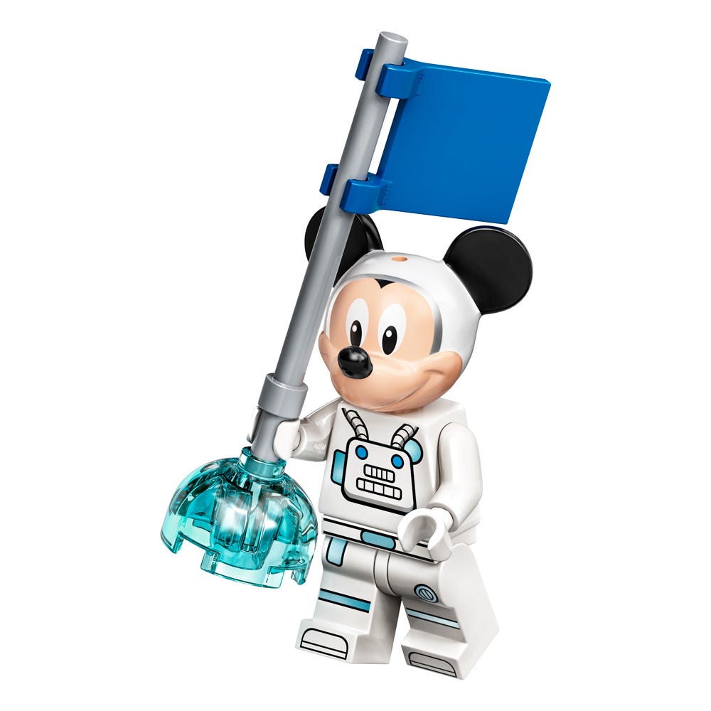 Cohete Espacial de Mickey Mouse y Minnie Mouse