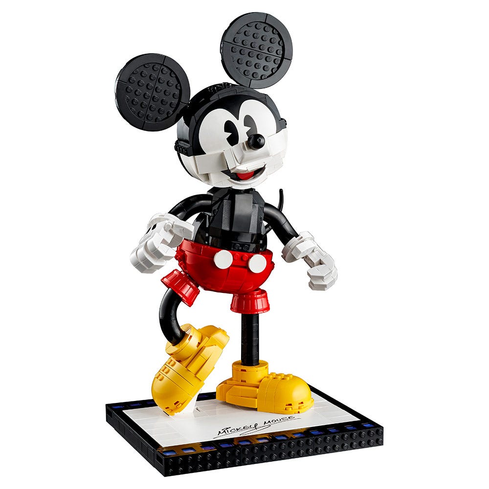 Personajes Construibles: Mickey Mouse y Minnie Mouse