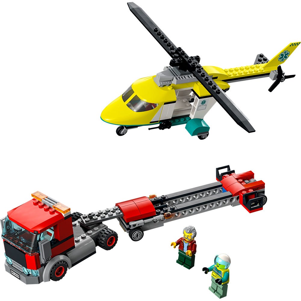 Transporte del Helicóptero de Rescate