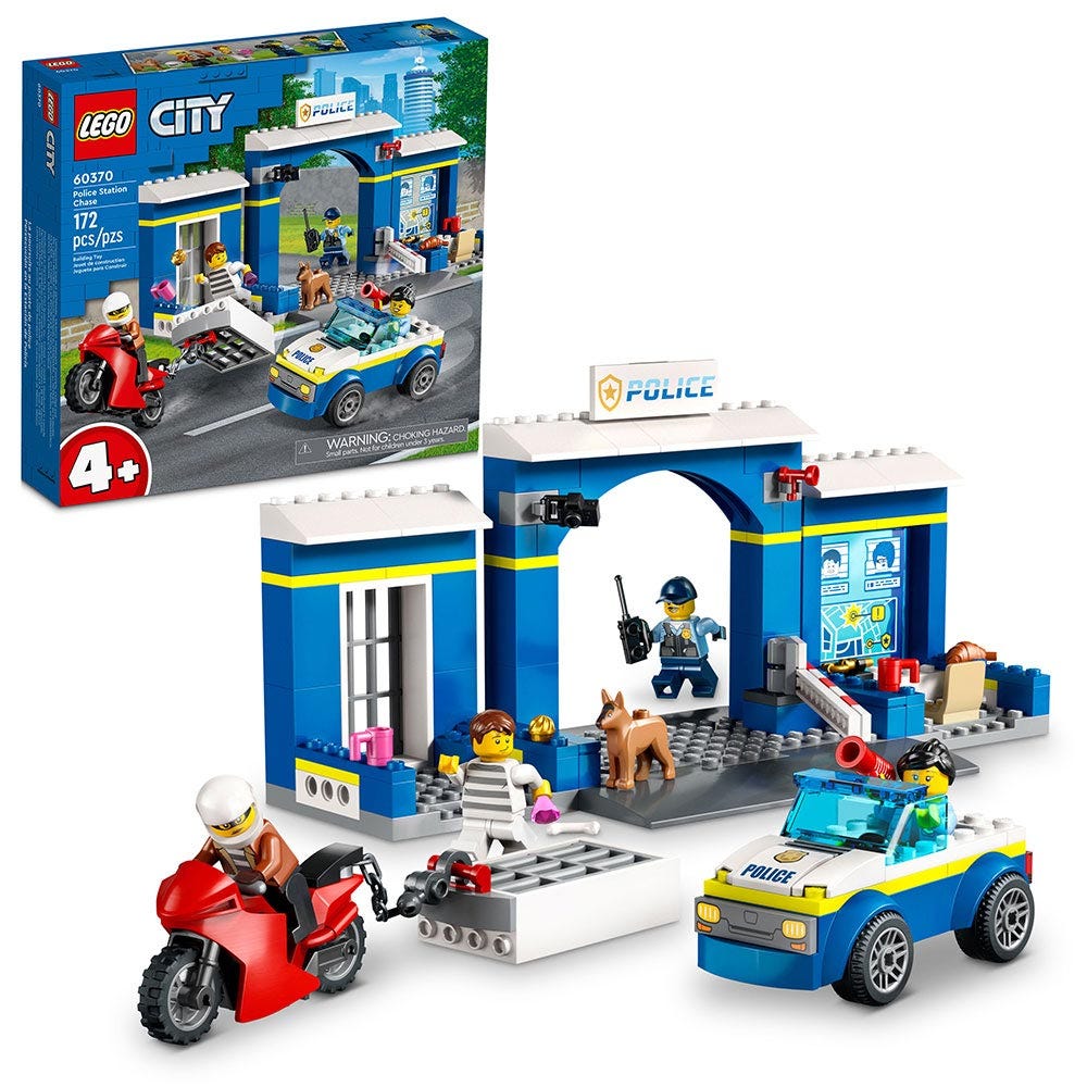 Ri Happy MuÃ±eco Lego Policia Lego 60047 Lego Estacion De Policia