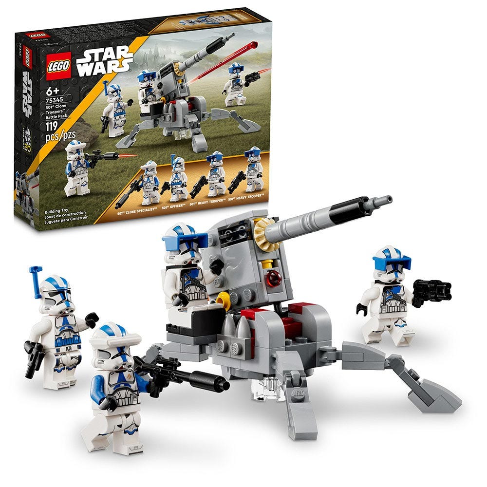Pack de Combate: Soldados Clon de la 501 — LEGO Chile