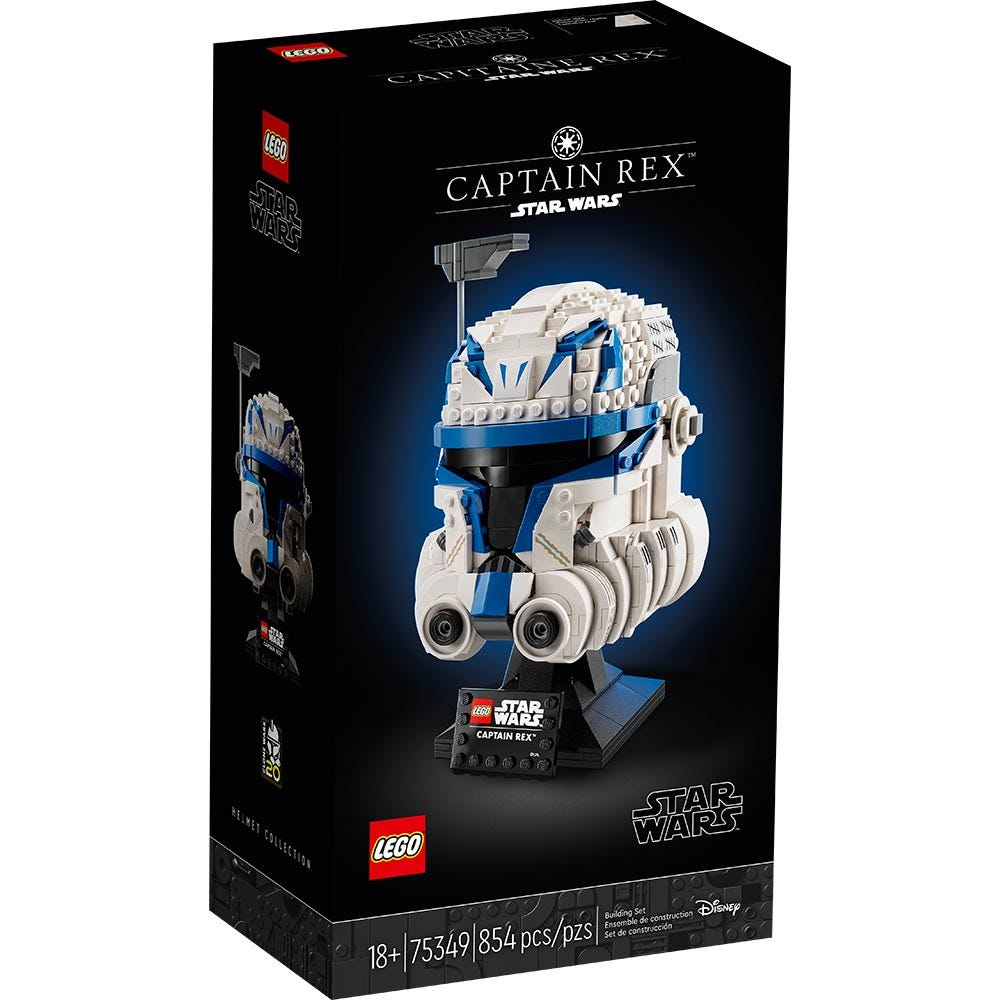 Casco del Capitán Rex